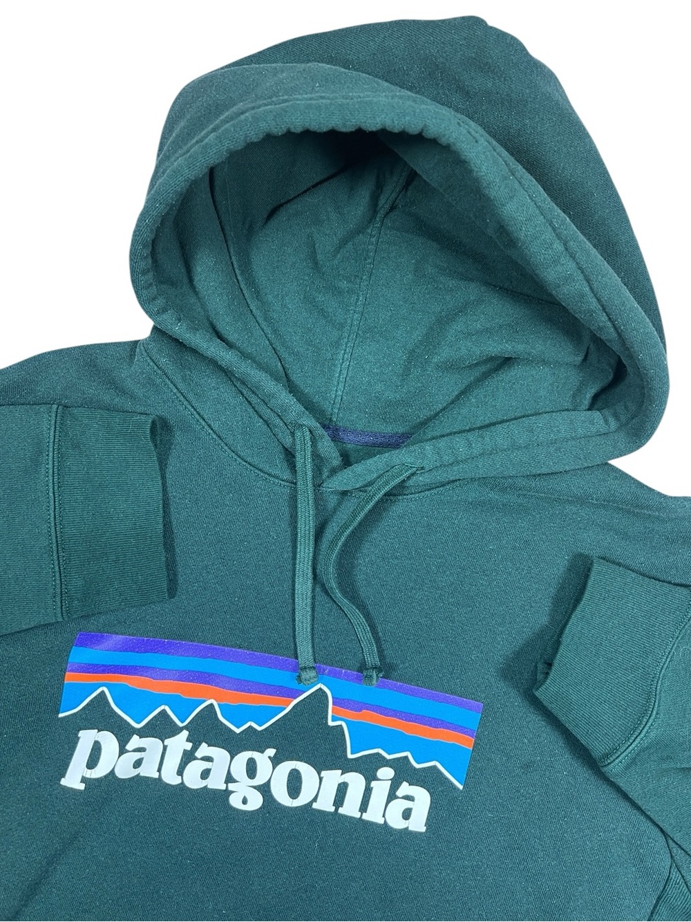 Patagonia Hoodie mens Medium womens Large Green Uprisal Pullover Outdoor graphic